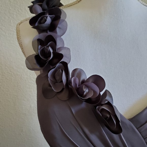 Pewter Bridesmaid Dress - Picture 3 of 10